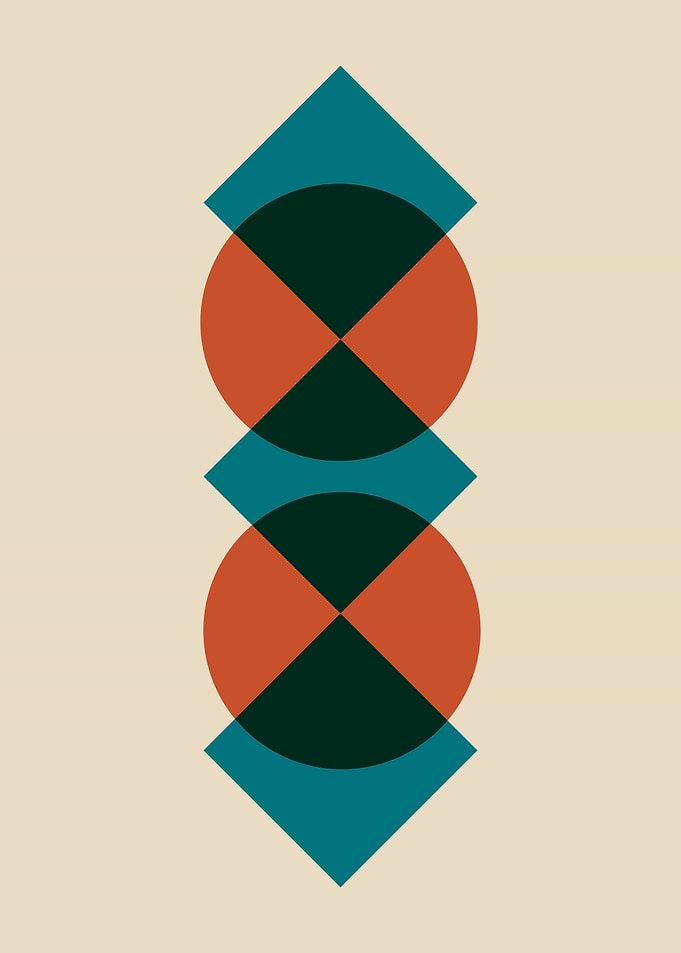 Abstract modern minimalist