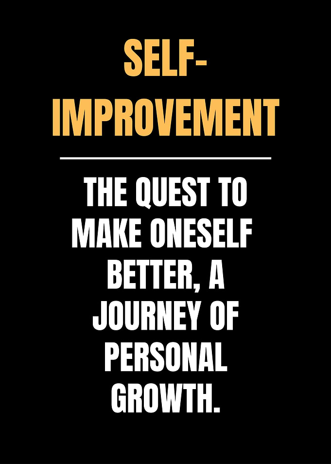 Self Improvement Posters