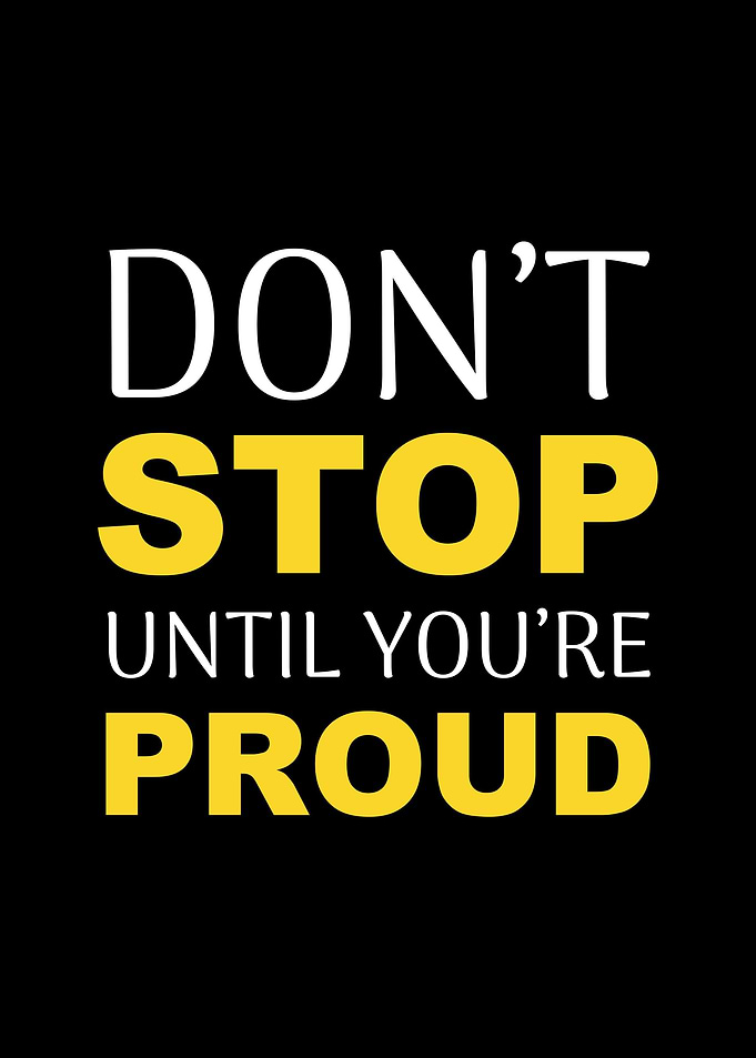 DONT STOP