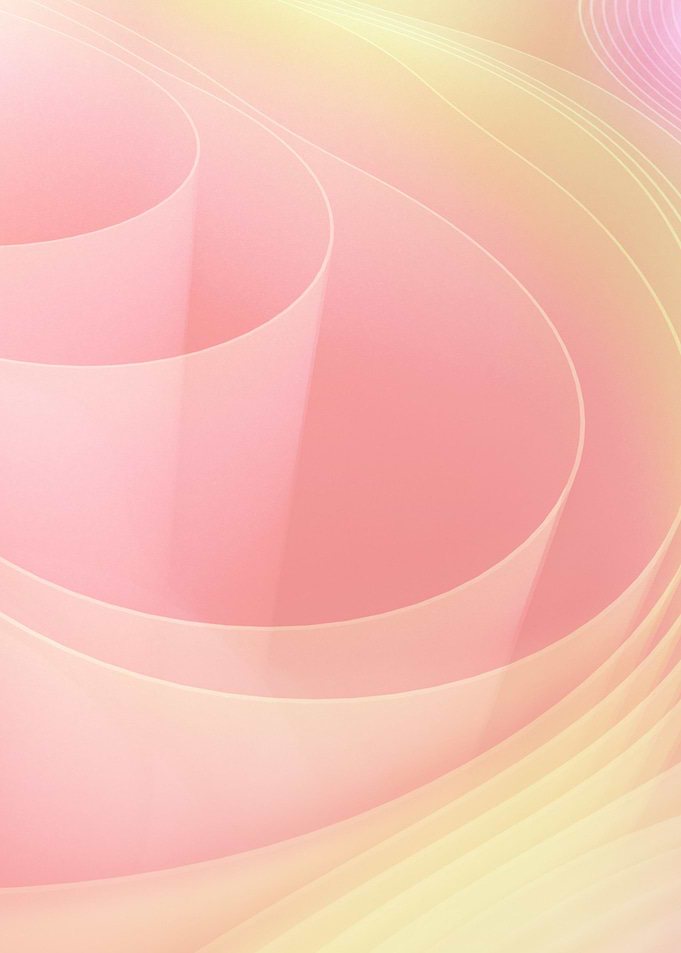 a Pink and Yellow Abstract