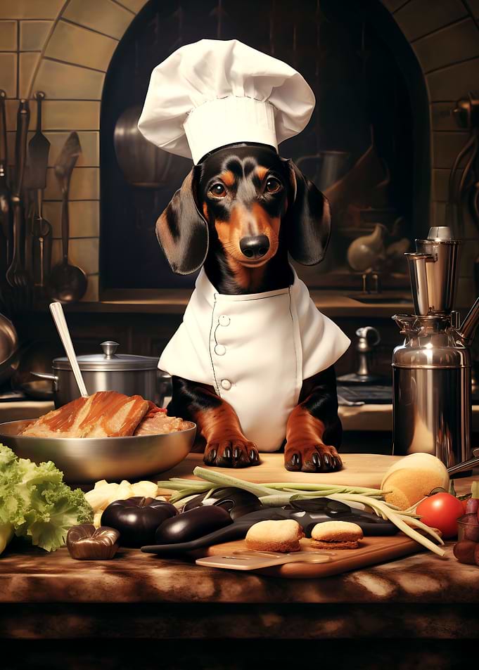 Chef Dachshund