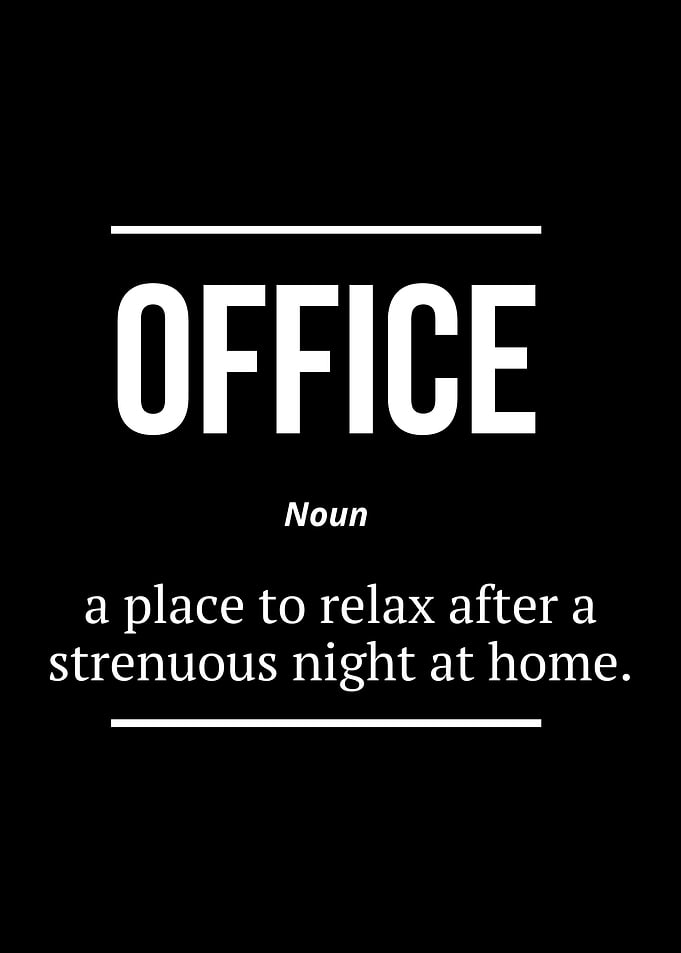 Office Funny Dictionary