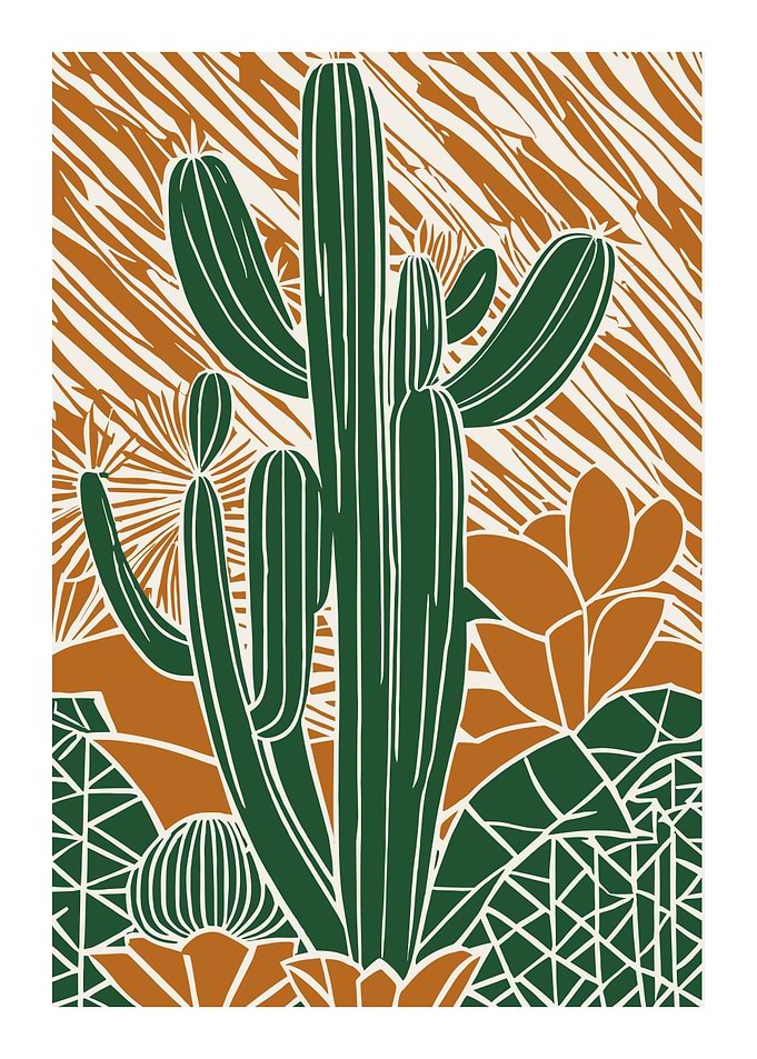 Cactus Texas Poster