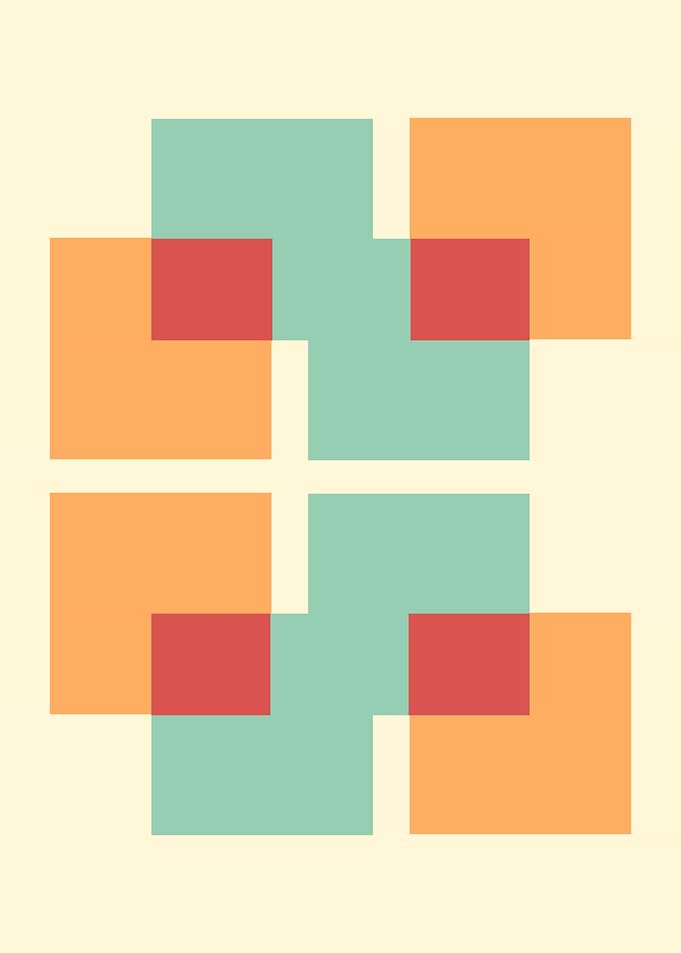 Abstract modern minimalist