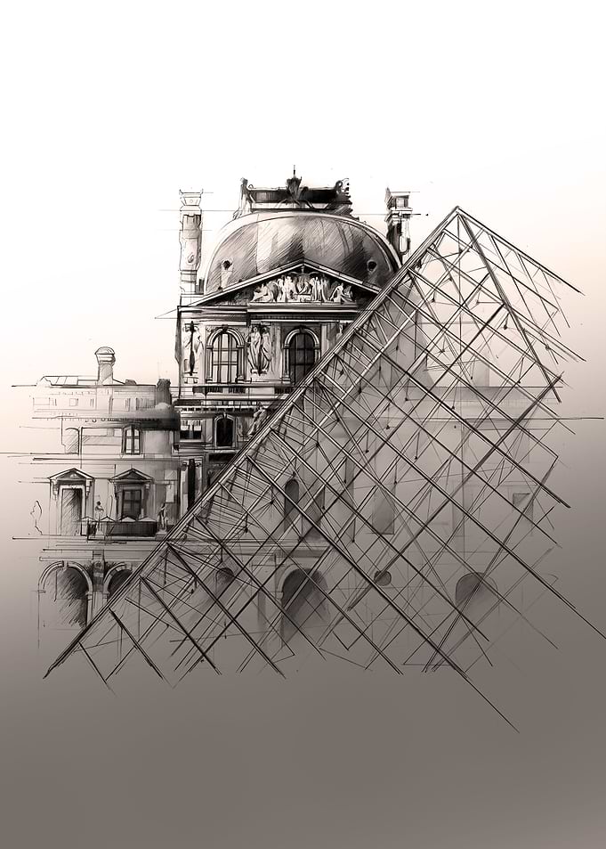THE LOUVRE PYRAMID