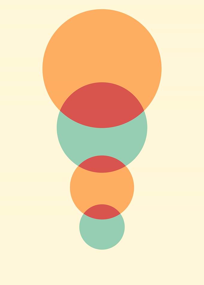 Abstract modern minimalist