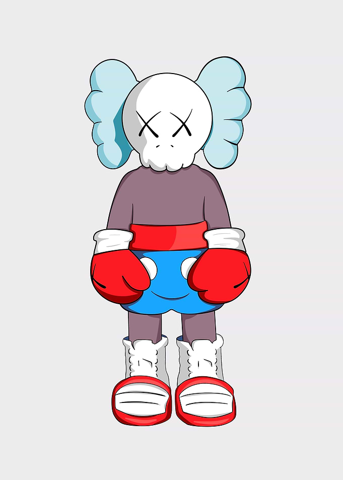 Boxing kaws