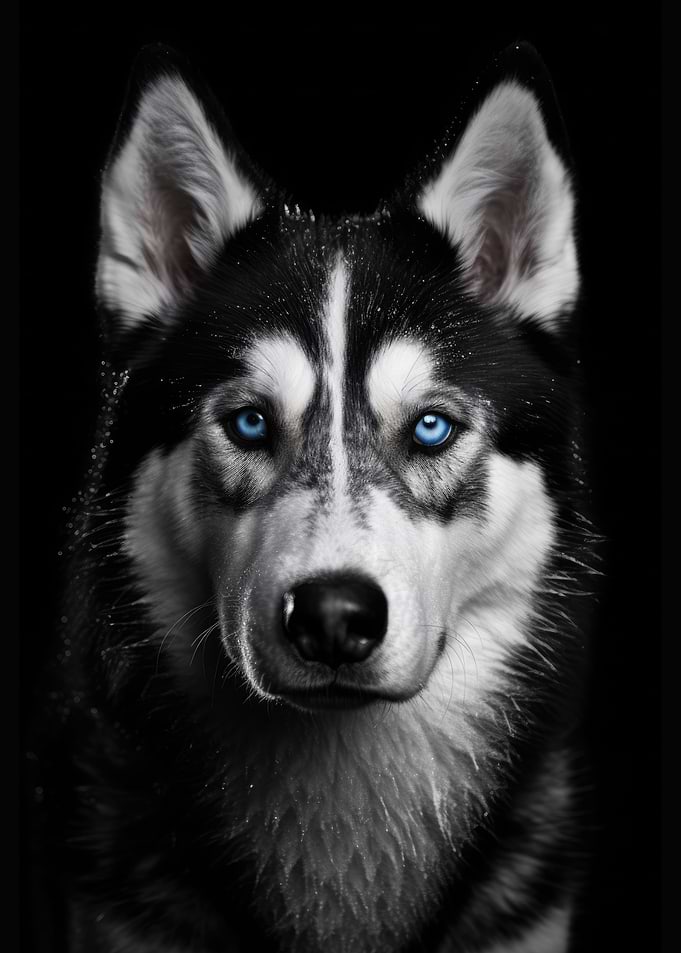 Siberian Husky Portrait