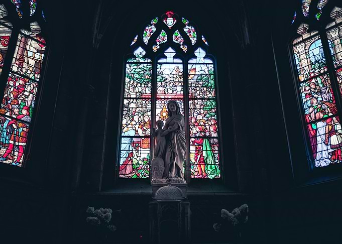 church statue