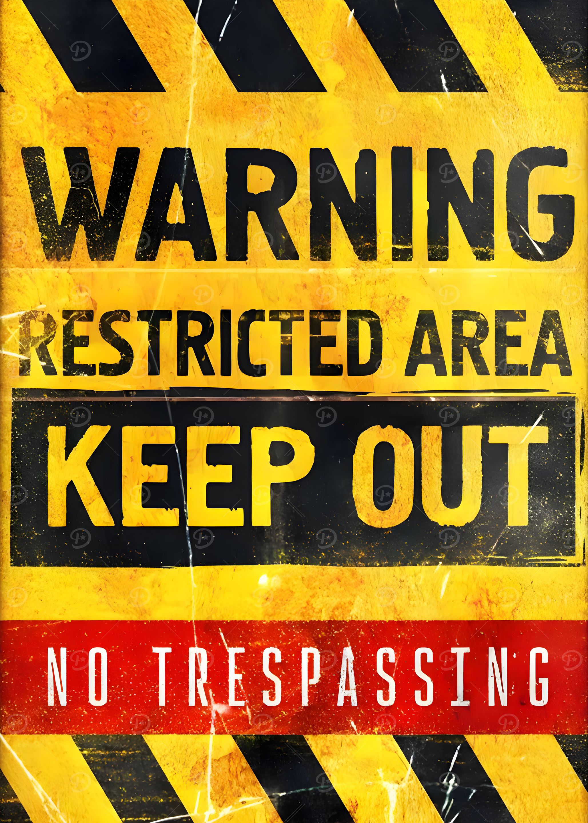 WARNING NO TRESPASSING