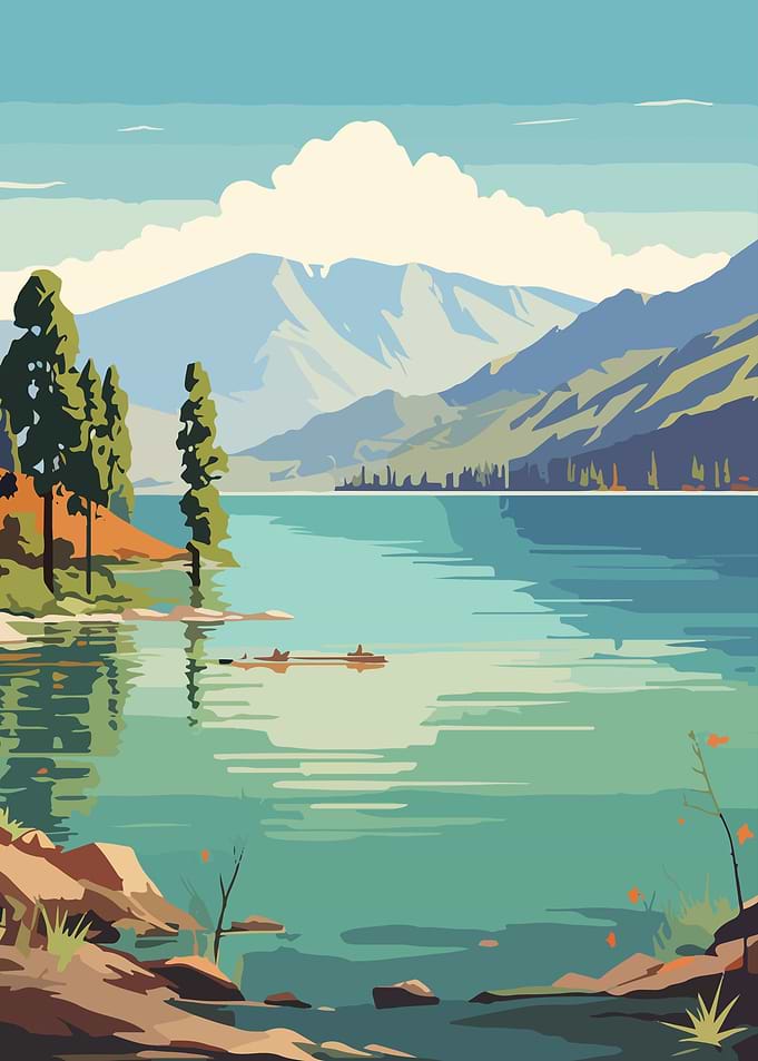 Mountains and Lakes
