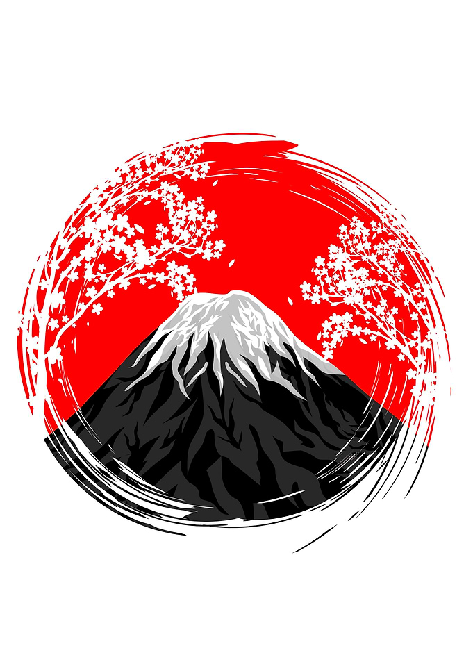 Japanese Fuji Minimalist