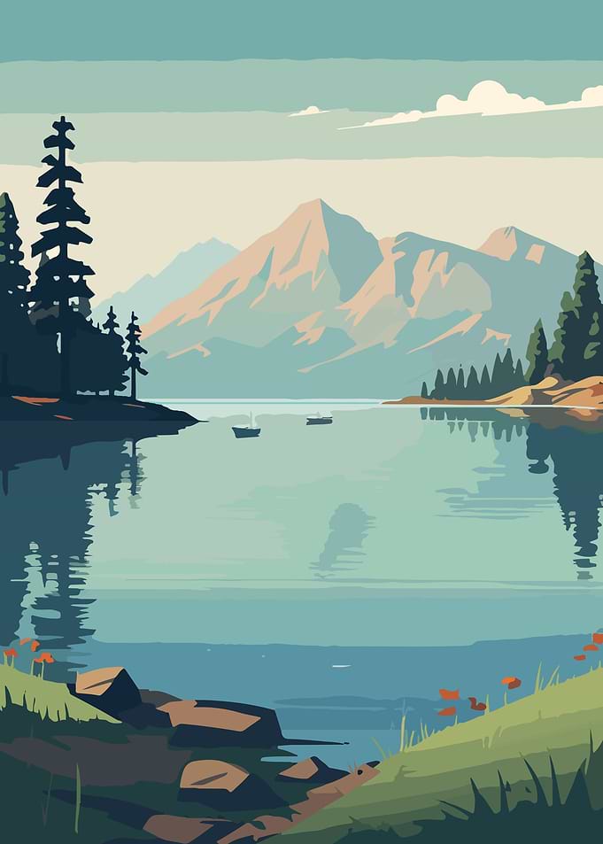 Mountains and Lakes