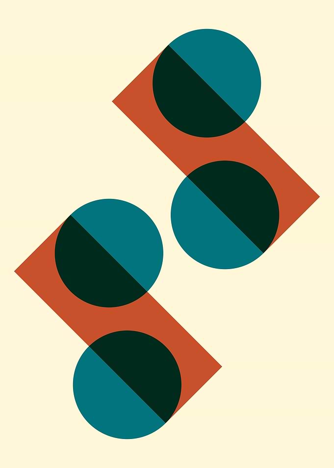 Abstract modern minimalist