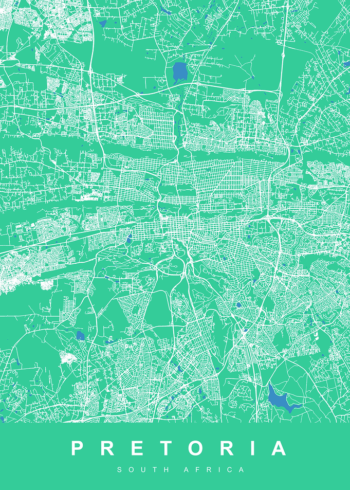 PRETORIA SOUTH AFRICA MAP