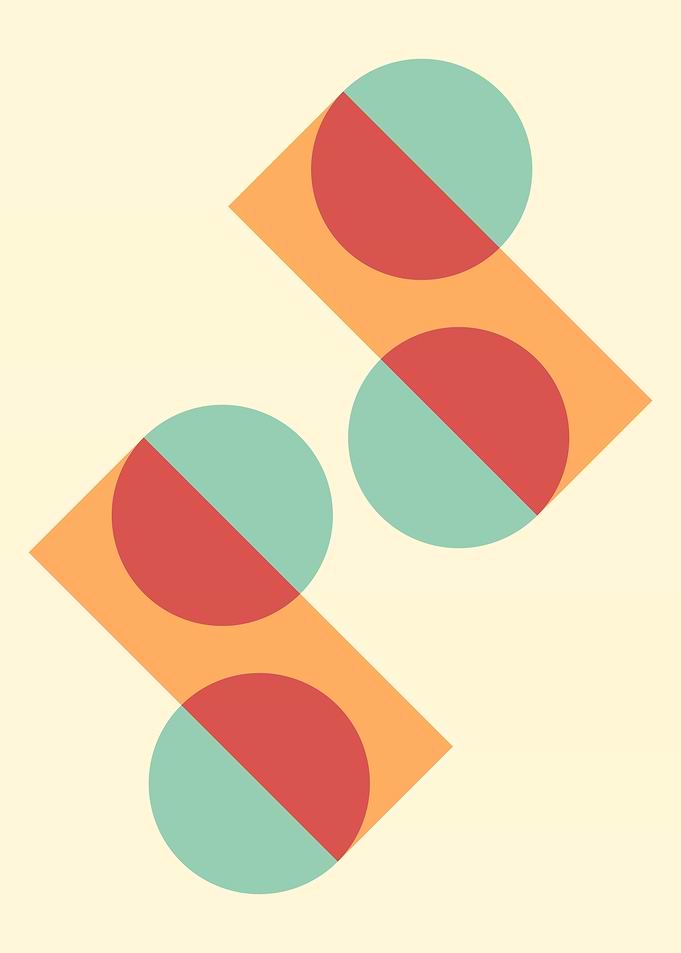 Abstract modern minimalist
