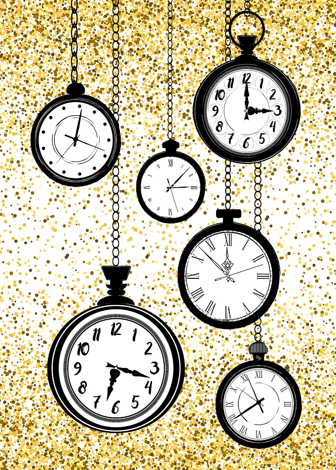 Vintage glitter watches