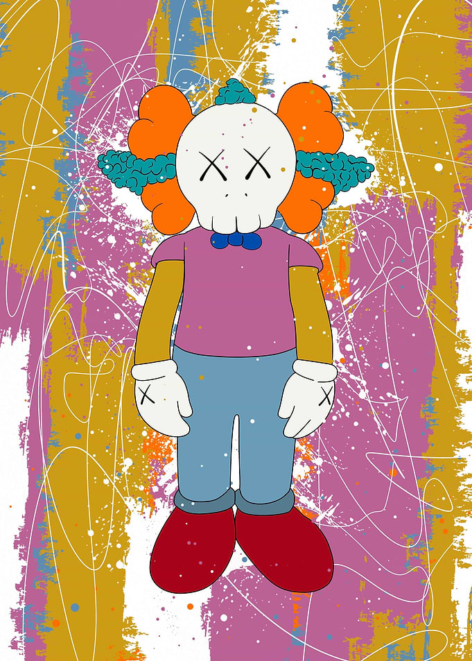 Abstract kaws