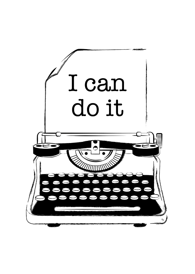 I can do it Typewriter