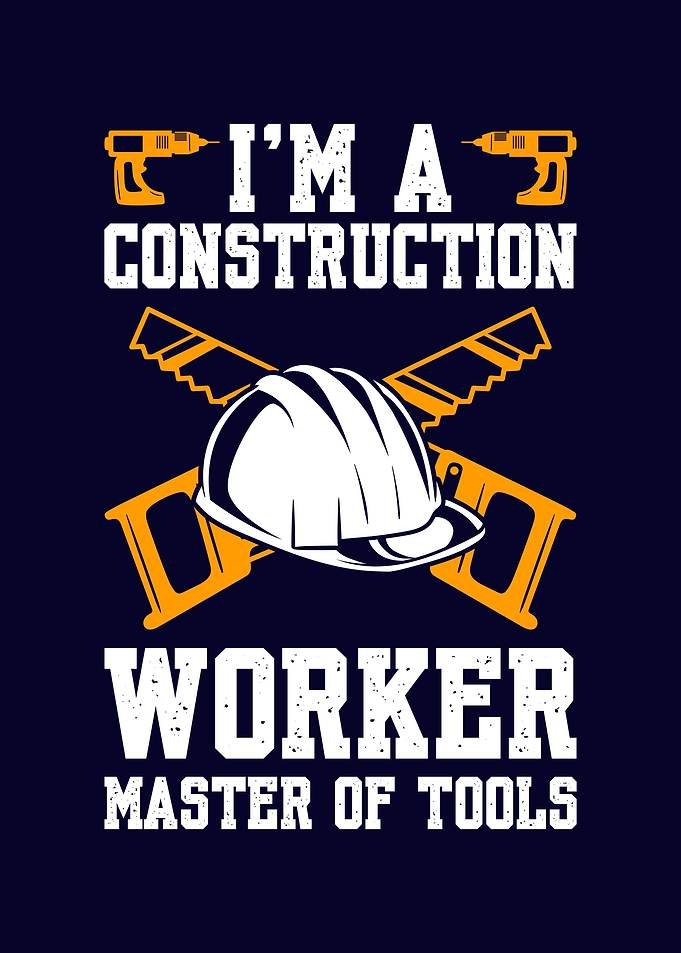 Funny Construction Worker