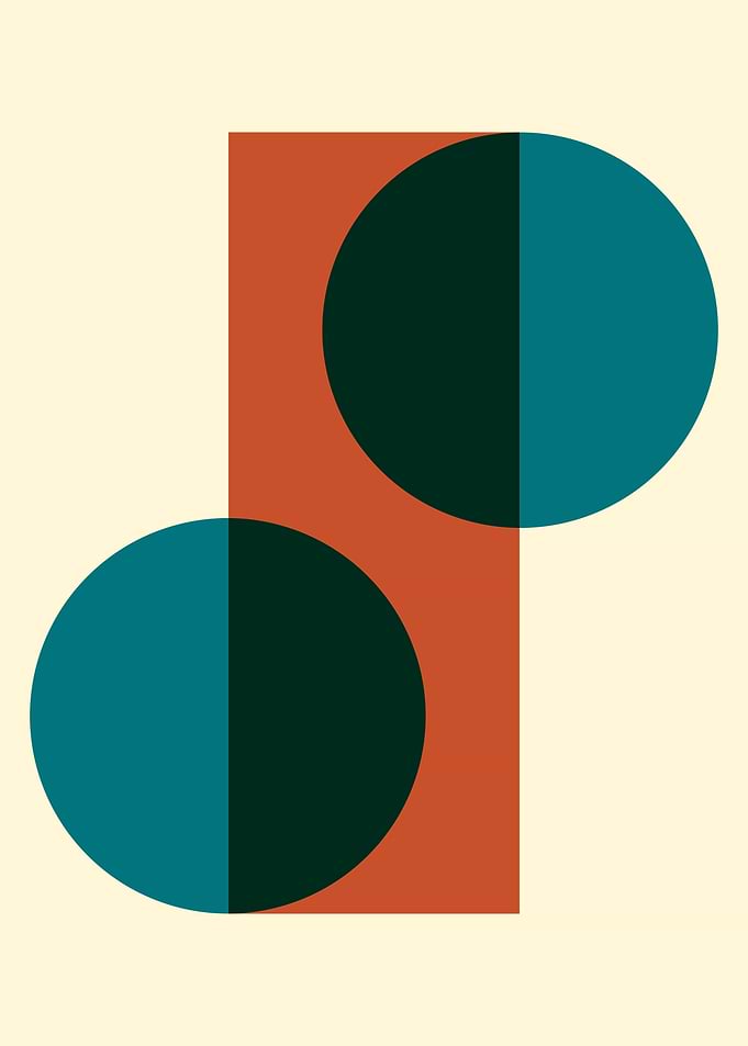 Abstract modern minimalist