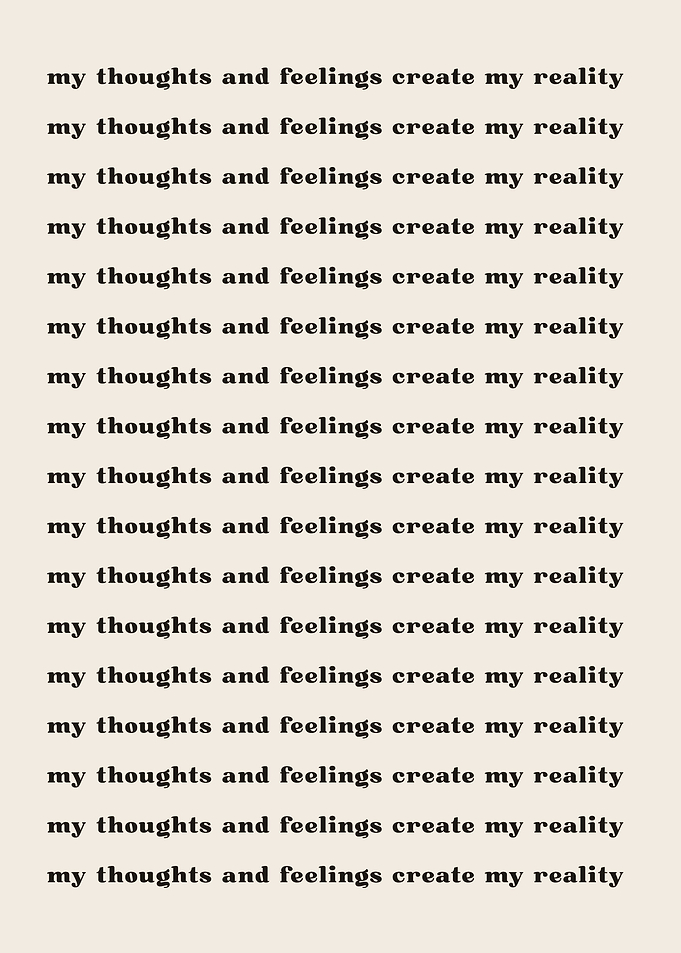 My thoughts and feelings
