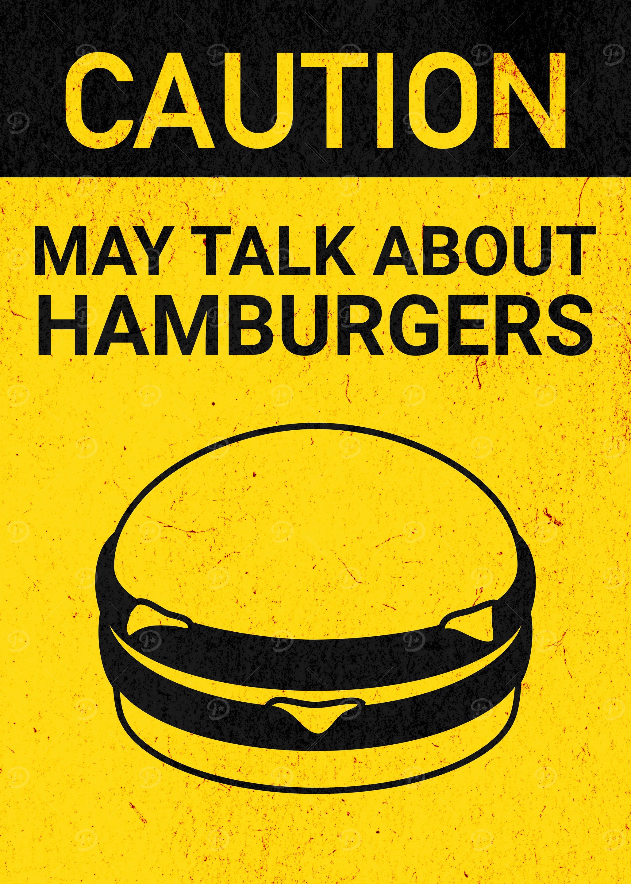 CAUTION HAMBURGERS
