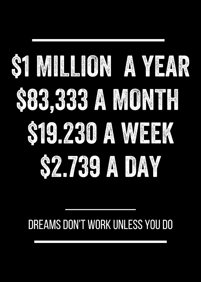 1 Million Dollars A Year