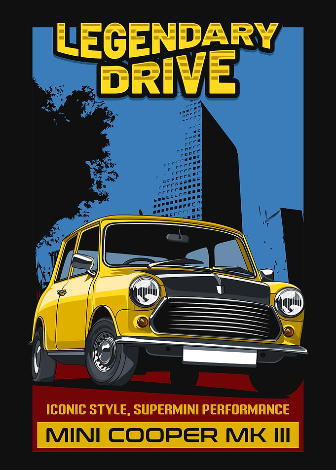 British Mini MK 3 Car