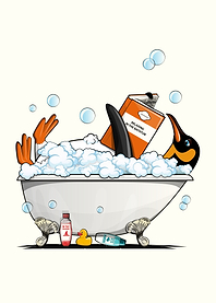Penguin in the Bathtub