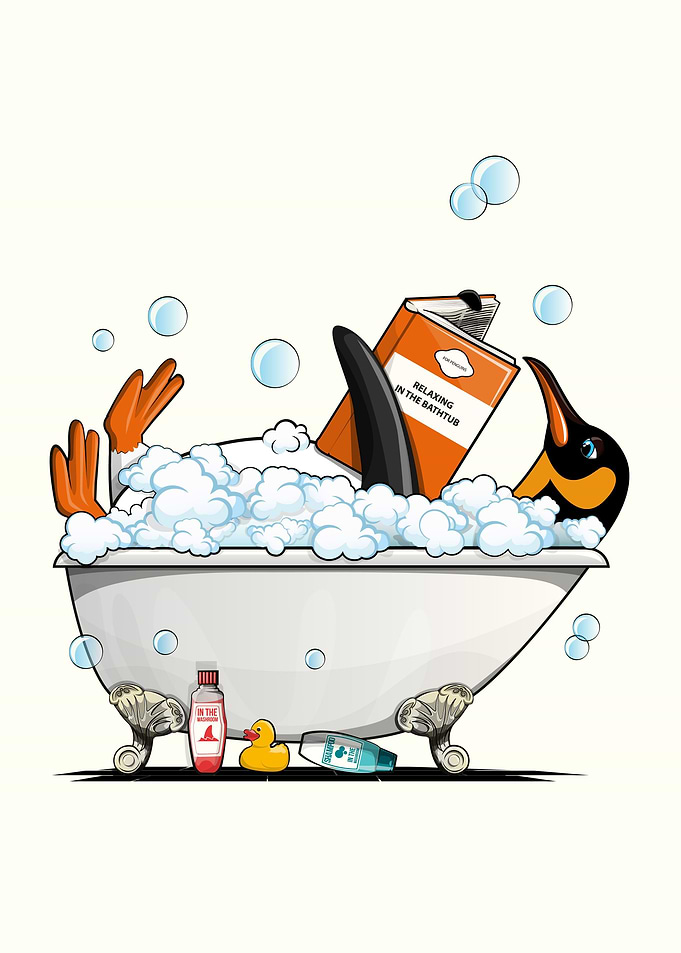 Penguin in the Bathtub