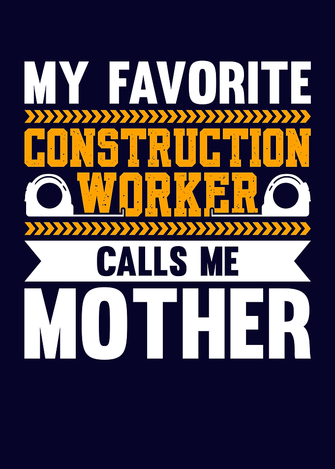 Funny Construction Worker