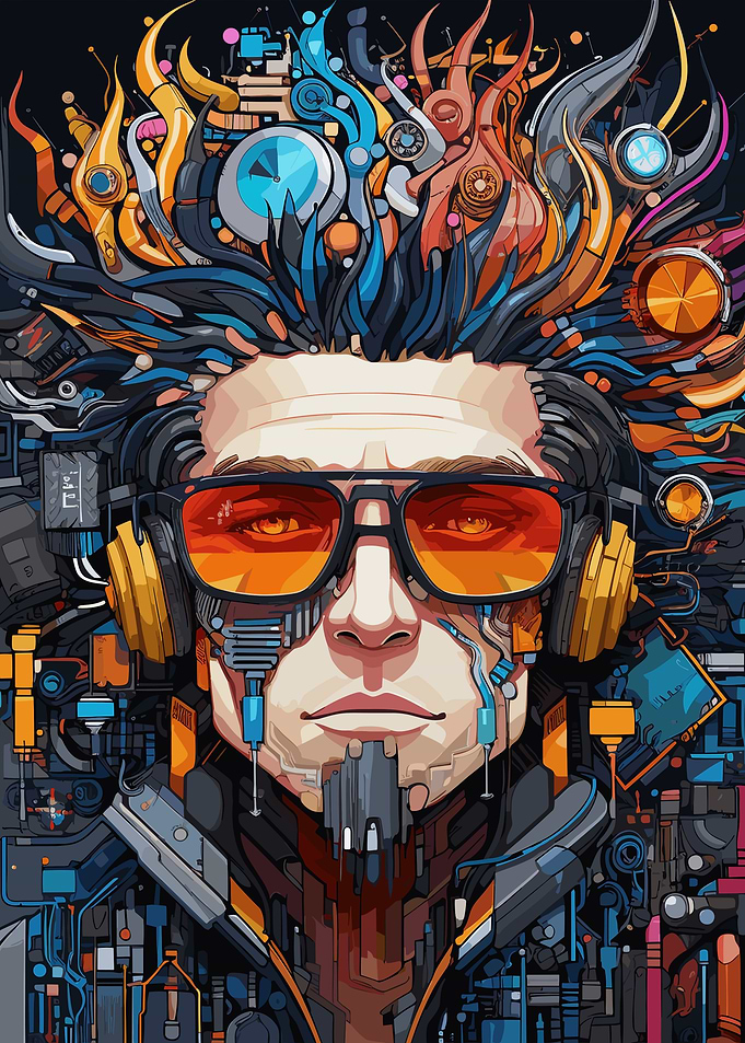Man face