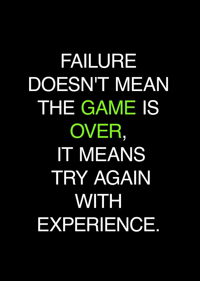 game over is not real