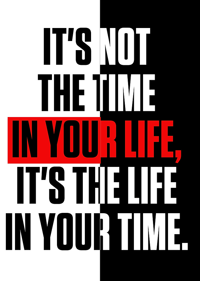 Its not the time in your