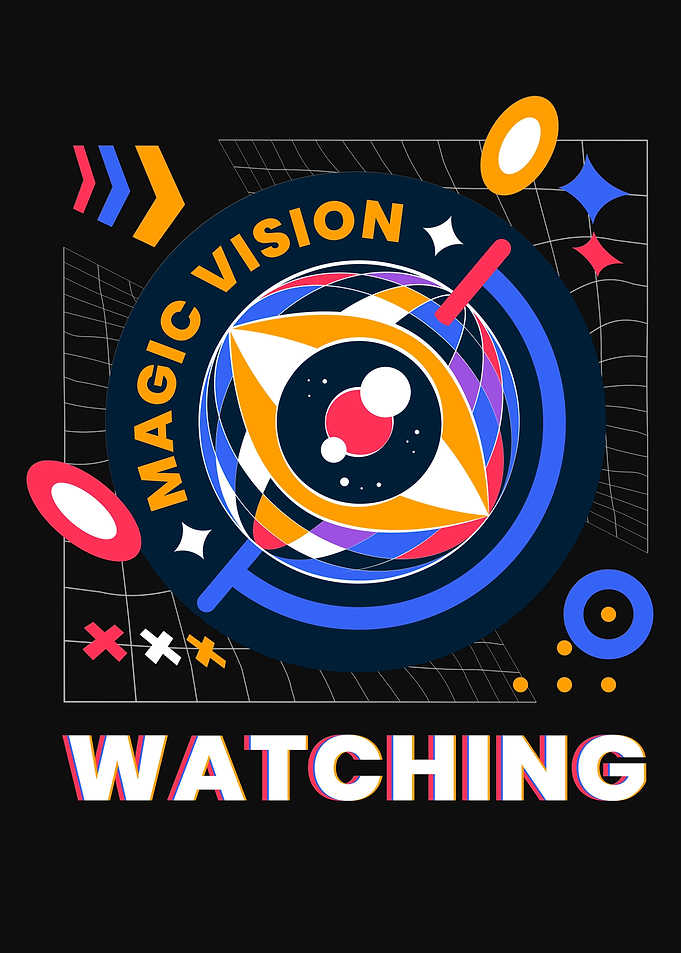 Hand drawn Watching