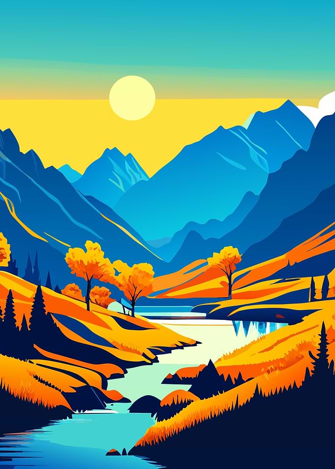 Nature Sunset Landscape