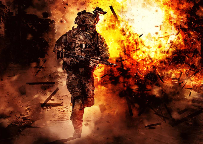 Battle action