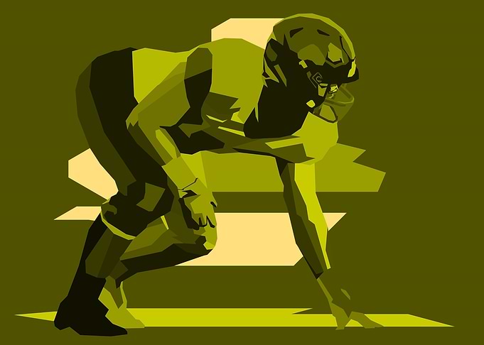American Football Pop Art