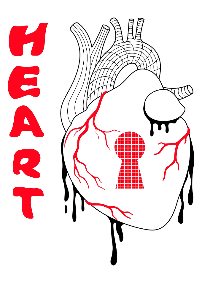 Hand drawn heart