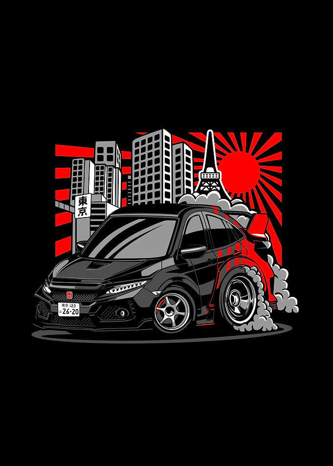 Japanese Super Racing Car