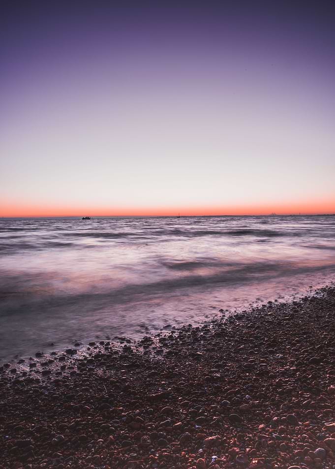 ocean waves sunset