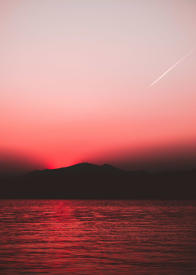 body of water pink