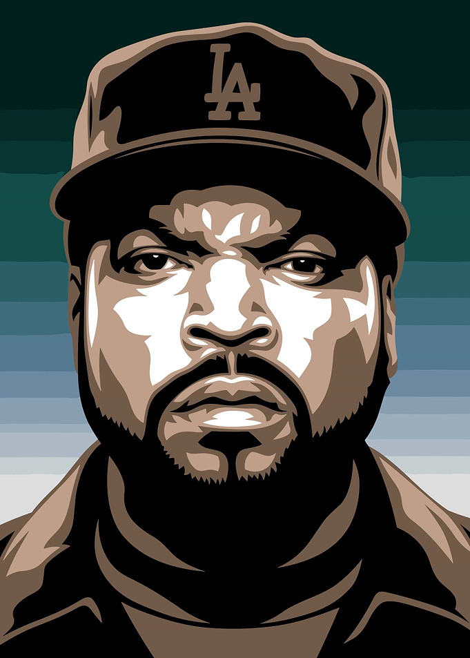 Ice Cube Vector Rap