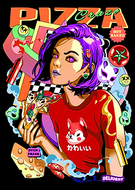 Pizza Craze anime girl