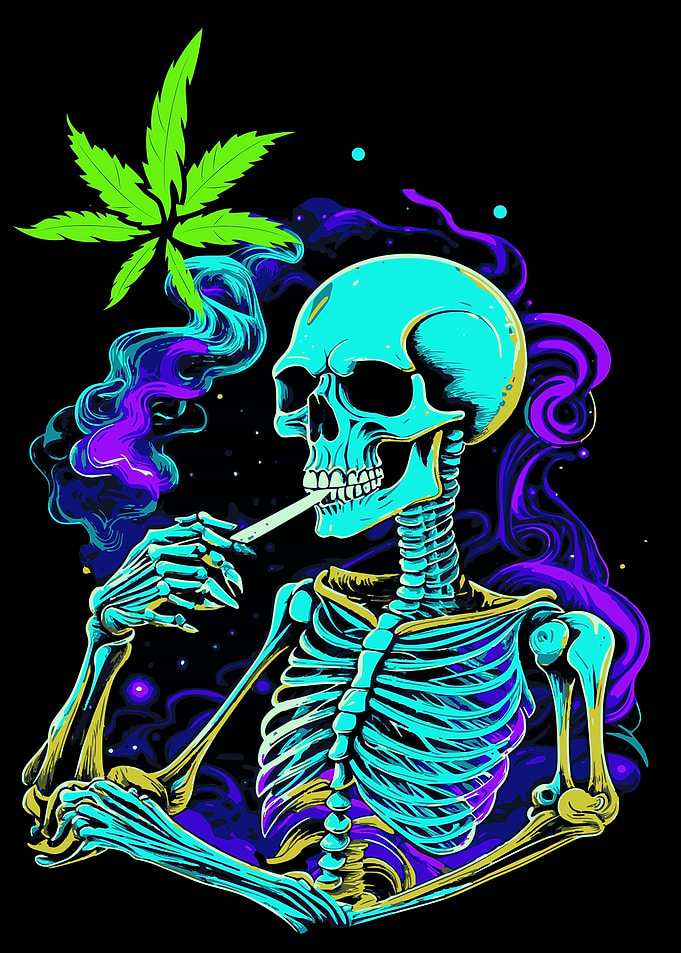 SKELETON SMOKING