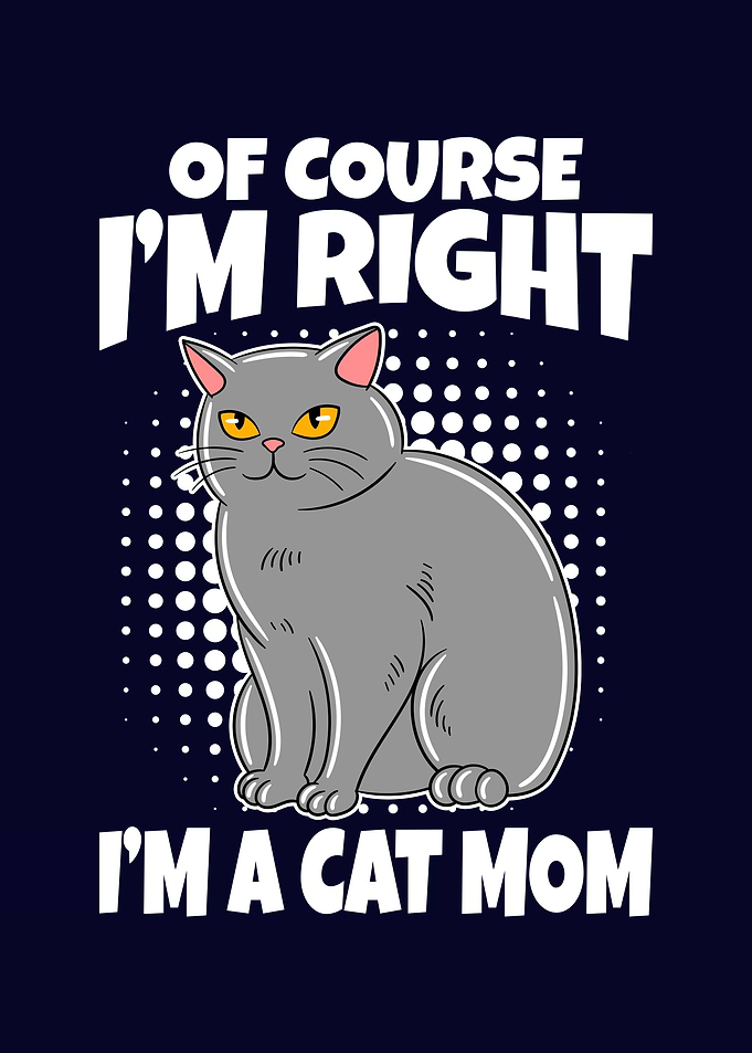 Funny Cat Mom