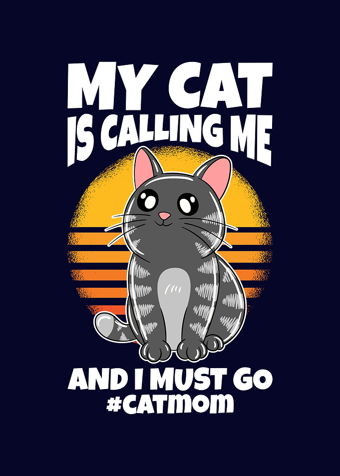 Funny Cat Mom