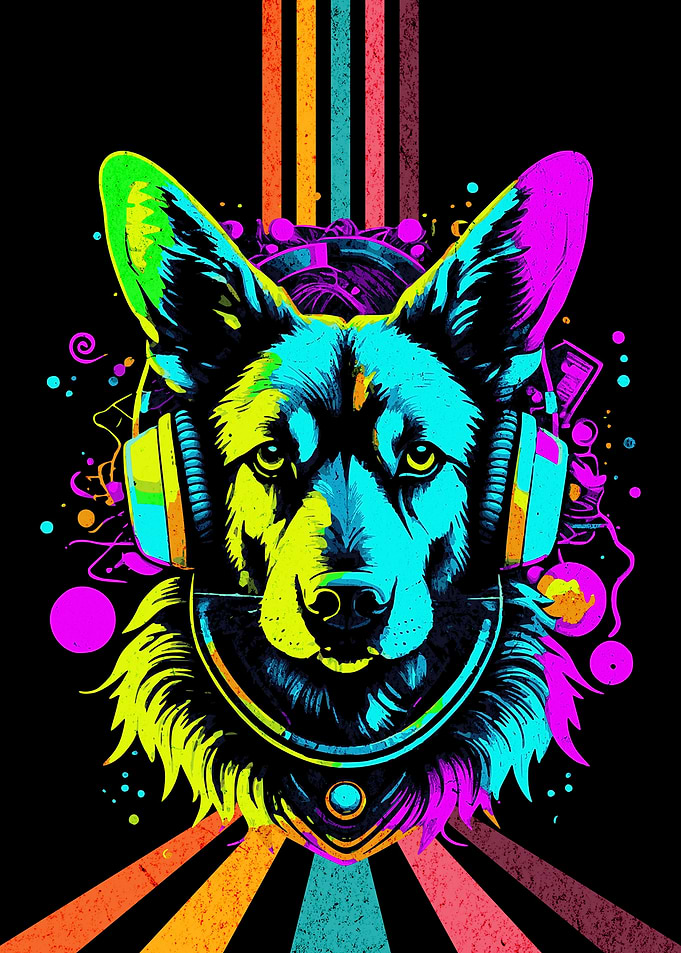 GERMAN SHEPHERD HEADPHONES