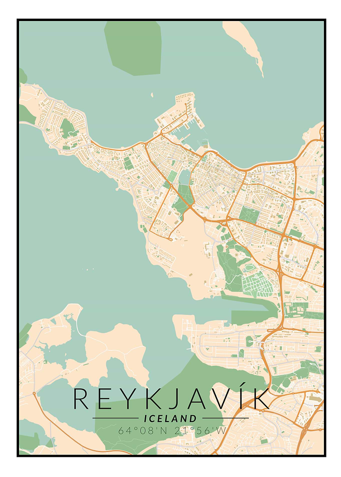 Reykjavik Map